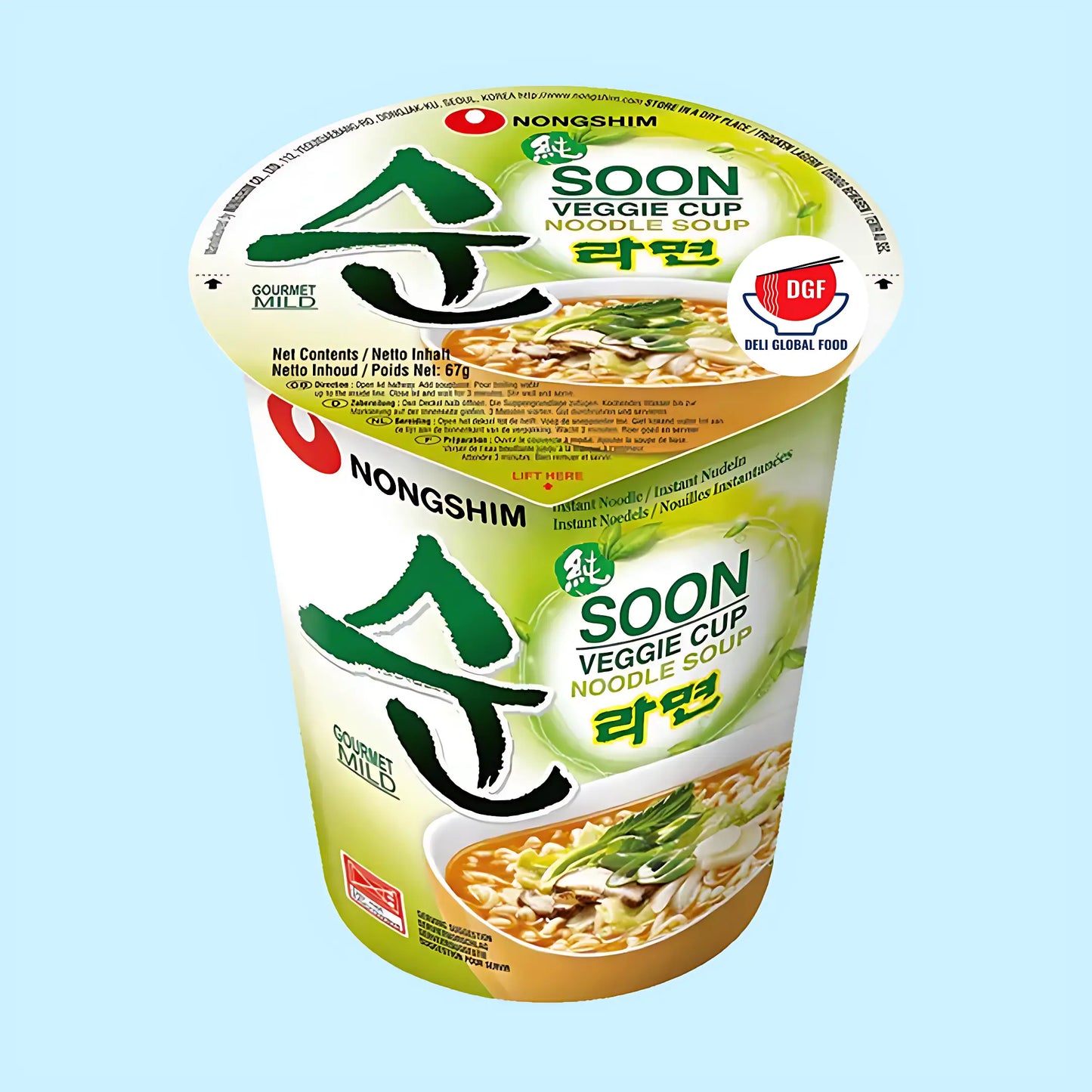 Ramyun Soon Veggie Cup Caja X 12