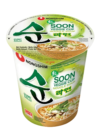 Ramyun Soon Veggie Cup Caja X 12
